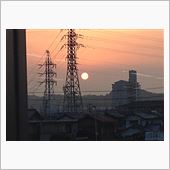 夕陽に…