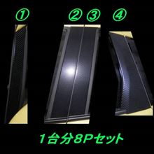 フィット3 4Dカーボン調ピラーカバー購入