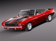 弘法じゃないので、筆を誤る（爆）　（ホットウィール　69 Camaro Convertible）