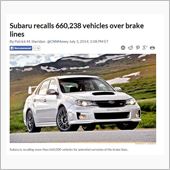 Subaru recalls ...
