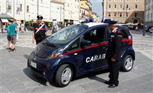 Carabinieri patrol car Mitsubishi i-MiEV ： Italy ・・・・