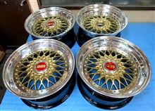 BBS-RS17インチ/社外リム交換からバレル研摩ゴールドポリッシュ BBS-RS17インチ/社外リム交換からバレル研摩ゴールドポリッシュ