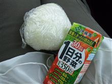 美味しいお塩をもらったら！(￣▽￣;)でっかいおにぎりで試すぅ(o^－^o)