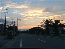 夕焼け空！