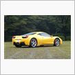 美しいスタイリング　　４５８イタリア(イエロー)