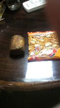ふ菓子と柿の種