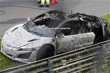 NSXプロトタイプ炎上
