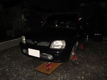 ミッション降ろすつもりが雨にて中断