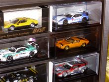 1/43サイズ　ミニカ―の整理棚　　10台入ります。