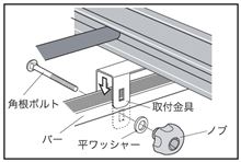 ハスラーの純正ベースキャリアは、他社製品取付に注意！
