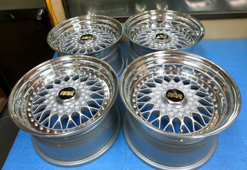 BBS-RS（328）16インチ114.3-4H～100-4Hピッチ加工インリム交換