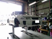 ☆　クルーズ エボ５ ブレーキライン交換チュー！　☆