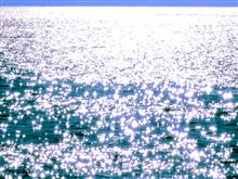 光る海　－◎◎ー