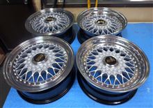 BBS-RS16インチ100-4Hピッチ加工リム交換カスタムサイズリフレッシュ 