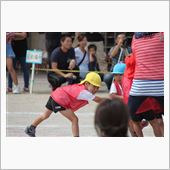 幼稚園最後の運動会（上の子）