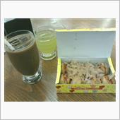アイスコーヒー＆たこ焼き