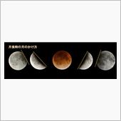 今日は月蝕 赤い月