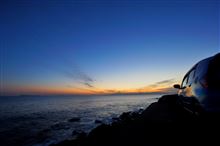 久しぶりに夜明けの海へ。