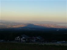 大山の影