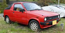 スズキの名車　マイティーボーイ　　　２代目セルボ　の後方をカットした、、