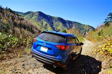 ＣＸ－５で駆け上がる紅葉に染まる林道撮影ドライブ