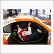 本日のベストショット　　これは狭すぎ!!!!       レクサスGT500　　初乗り込み