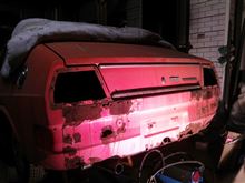 47　リヤのサビ具合です！