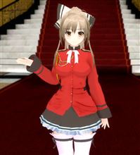 【甘城ブリリアントパーク』キャラエディタで『千斗いすず』を作成してみた！さらに4話の雨に濡れたシーンをGIFアニメに！無意識におっぱい強調して我々を誘惑するとは全くけしからん！