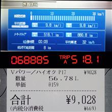 アコード燃費報告11/1