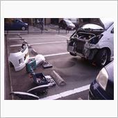 日曜日の車弄り。