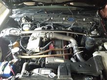 【R31】フロントタワーバー交換