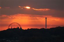 今朝の狭山湖、朝焼けでした（11月28日）