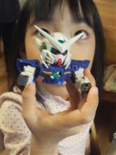 雨の日は愛娘とガンプラ作り