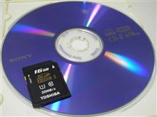 最近は音楽はCDよりSDが小さく速く便利
