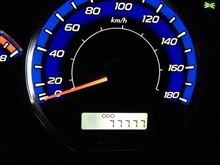 気がつけば77,777Km。