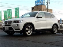 冬の準備完了..BMW　X3　スタッドレスタイヤ交換　ミシュランX-ICE3　235/55