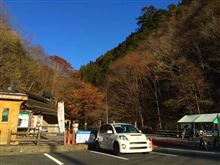 わずかに雪も見えた檜原街道