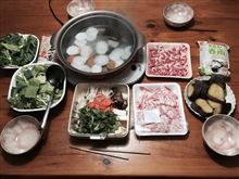 晩御飯豚しゃぶ