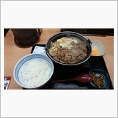 昨夜は吉野家へ