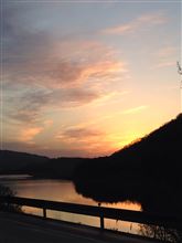 山 川 夕日 山 川 夕日