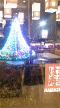 お寿司とイルミネーション(笑)