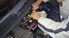 夜中にバッテリー交換！