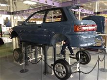 科学館の展示車両EP82スターレットに会ってきた。(スリーエム仙台市科学館)
