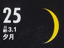 月暦　１２月２５日（木）