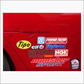 ステッカー　貼り過ぎ!!  