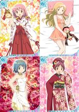 【まどか☆マギカ】魔法少女達の晴着、ドレス、巫女服、パジャマ姿の可愛らしいイラスト登場！どれも素晴らしくて目移りしてまうｗｗｗｗｗｗｗｗ【モバまど新規絵】