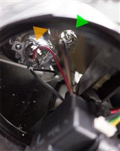 【307SW】運転席側ヘッドライト ポジションバルブ、ハイビームバルブ交換 【307SW】運転席側ヘッドライト ポジションバルブ、ハイビームバルブ交換
