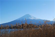 MINIでスキー、富士山