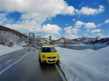 雪道とグルメドライブ