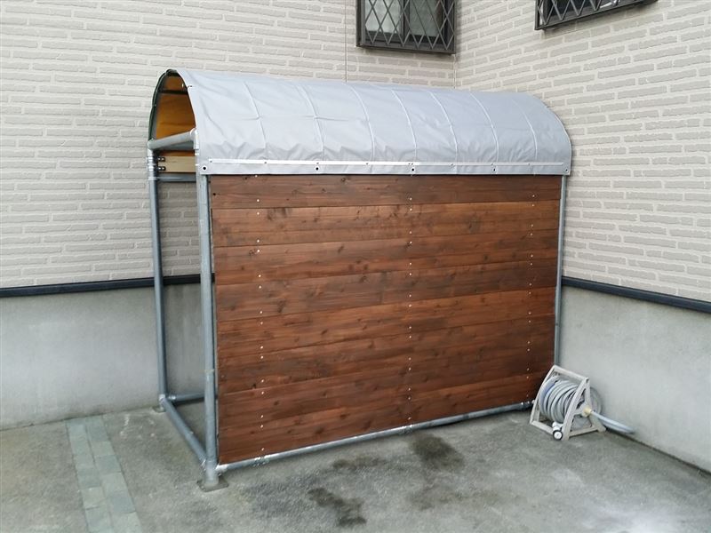 Diy 自転車 置き場 雨避け屋根がある自転車置き場を簡単DIY